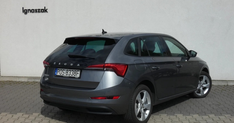 Skoda Scala cena 102500 przebieg: 11800, rok produkcji 2023 z Poznań małe 667